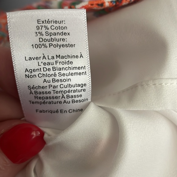 Talbots scalloped paisley print skirt -NEW - Picture 6 of 6